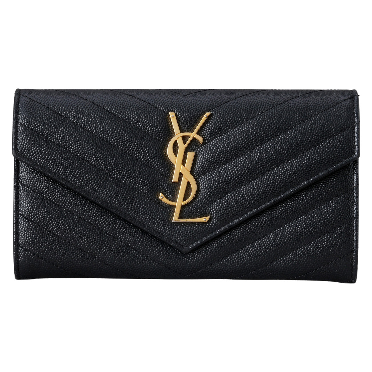 YVES SAINT LAURENT(USED)생로랑 372264 모노그램 장지갑
